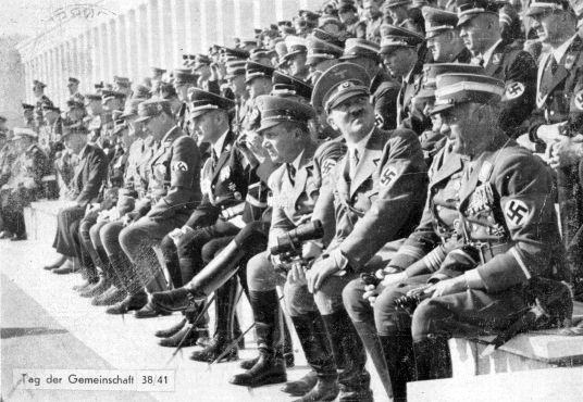Adolf Hitler during the 'Tag der Gemeinschaft' in Nürnberg, 1938 